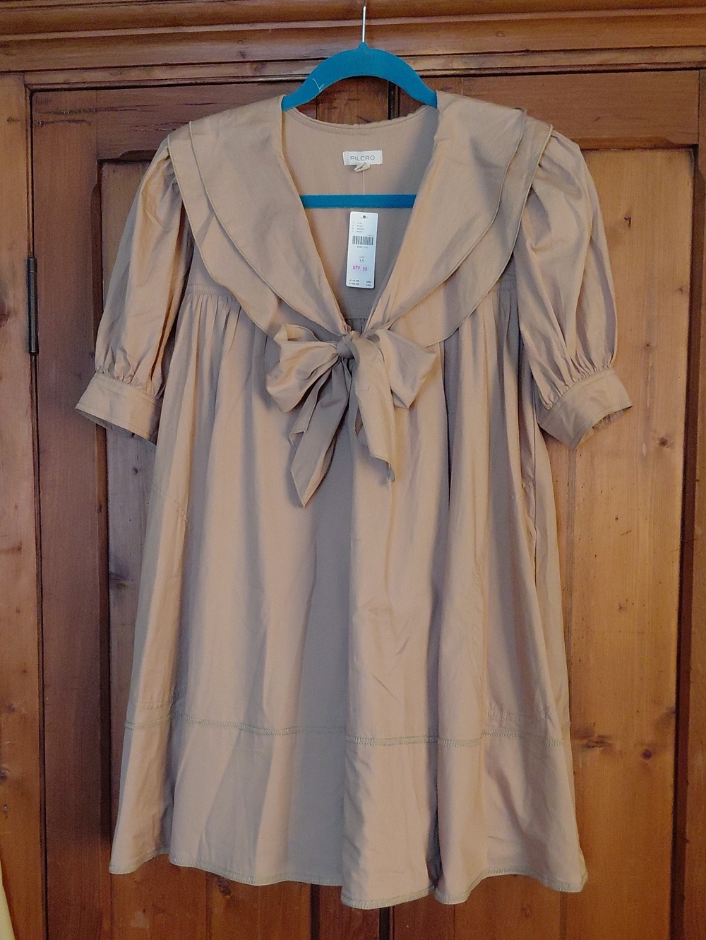 PILCRO Anthropology Bow Tie Swing Dress XS New